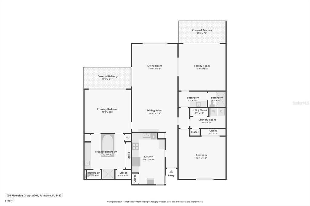 For Rent: $2,500 (2 beds, 2 baths, 1821 Square Feet)