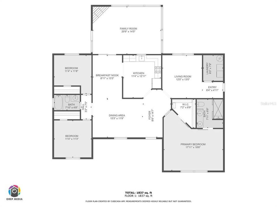 For Sale: $599,000 (3 beds, 2 baths, 1810 Square Feet)