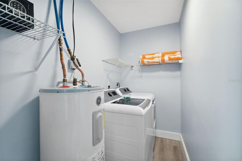 In-house laundry - very convenient!