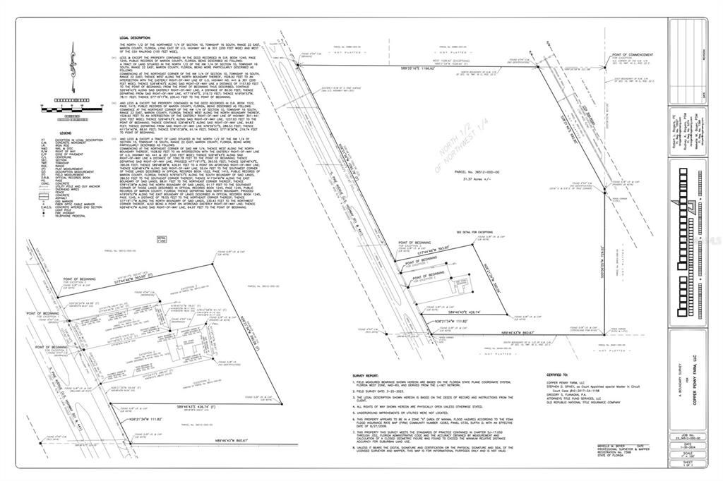 На продажу: $1,950,000 (31.44 acres)