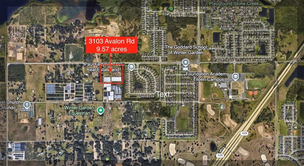 Active With Contract: $1,995,000 (9.55 acres)