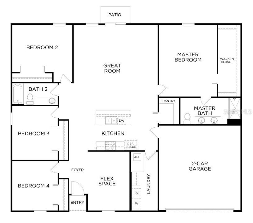 合同活跃: $427,990 (4 贝兹, 2 浴室, 2052 平方英尺)