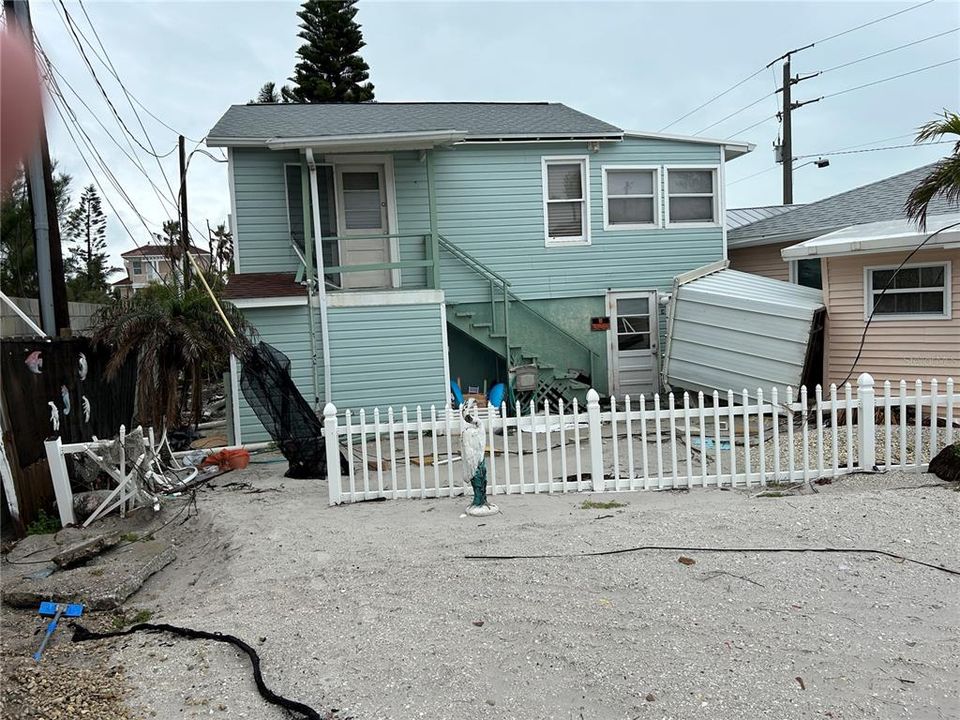 distressed lot removal of debris and structures