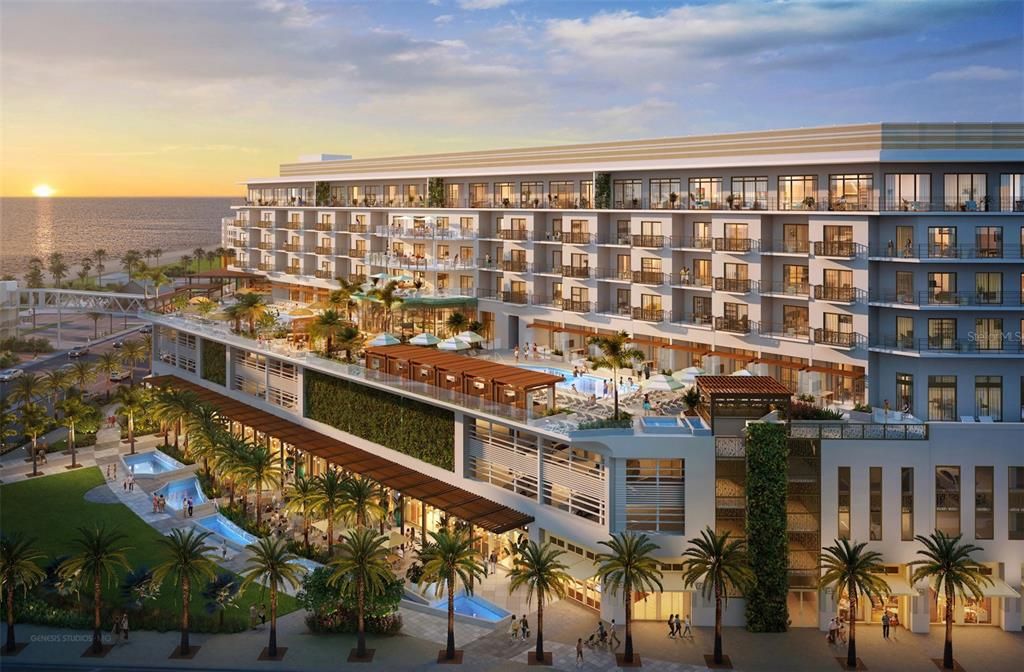 合同活跃: $1,543,564 (1 贝兹, 1 浴室, 804 平方英尺)