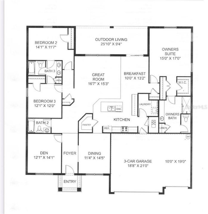 待售: $505,000 (3 贝兹, 3 浴室, 2470 平方英尺)