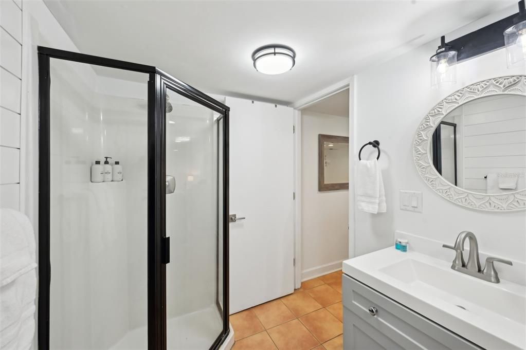 Ground level Suite shower