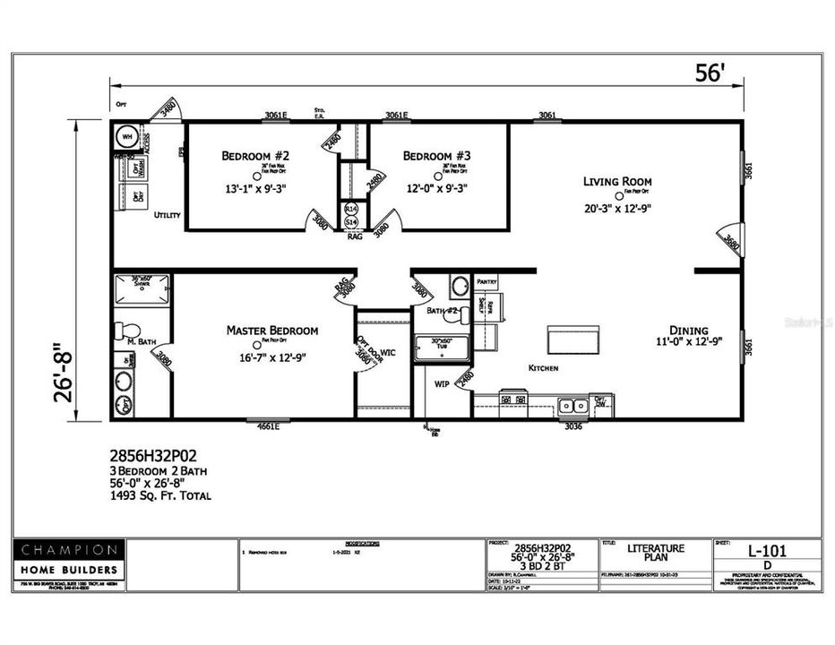 En Venta: $169,000 (3 camas, 2 baños, 1493 Pies cuadrados)