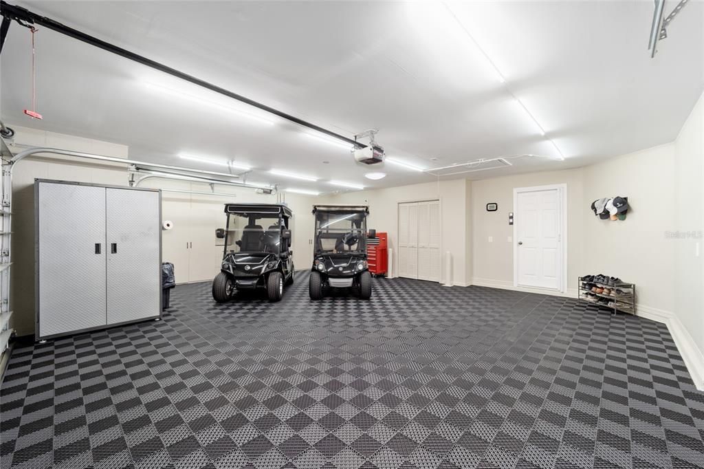 What a Garage! Plenty Hidden Storage Up Front