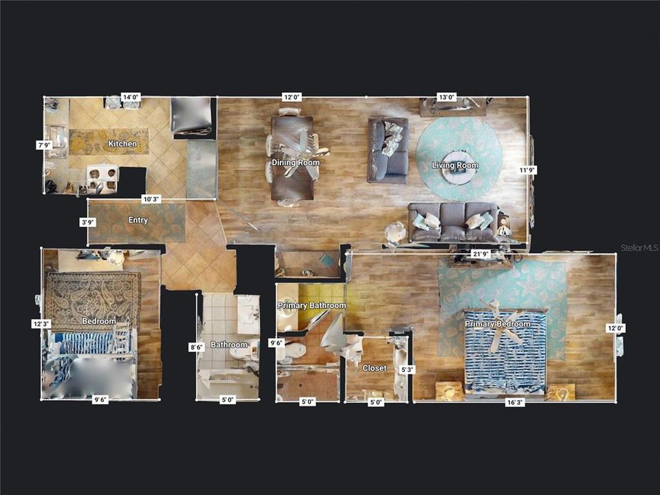 For Sale: $457,000 (2 beds, 2 baths, 1013 Square Feet)