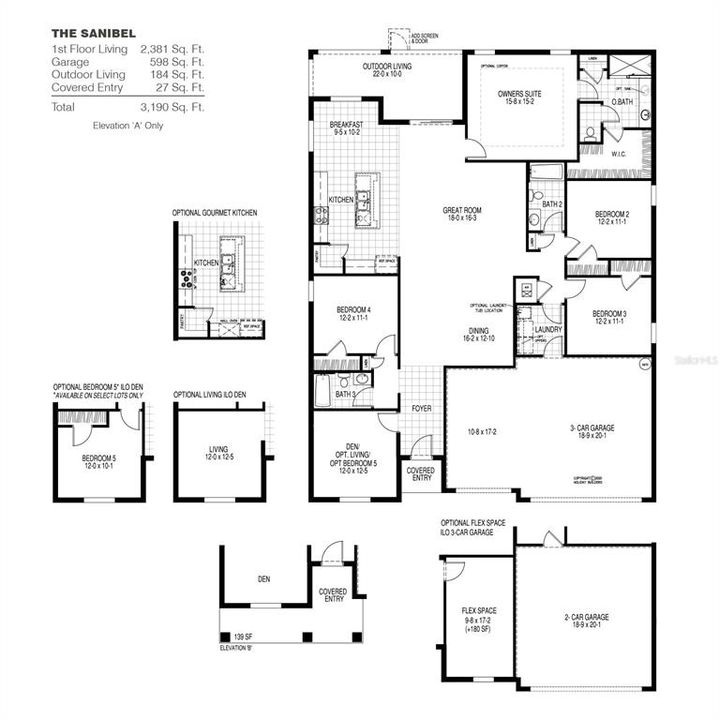 Active With Contract: $429,990 (4 beds, 3 baths, 2381 Square Feet)