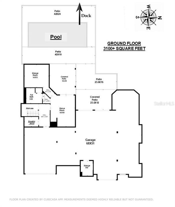 На продажу: $3,950,000 (5 спален, 4 ванн, 4293 Квадратных фут)