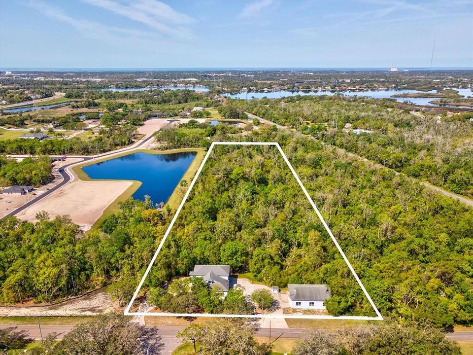 Just under 10 acres, 2 parcels