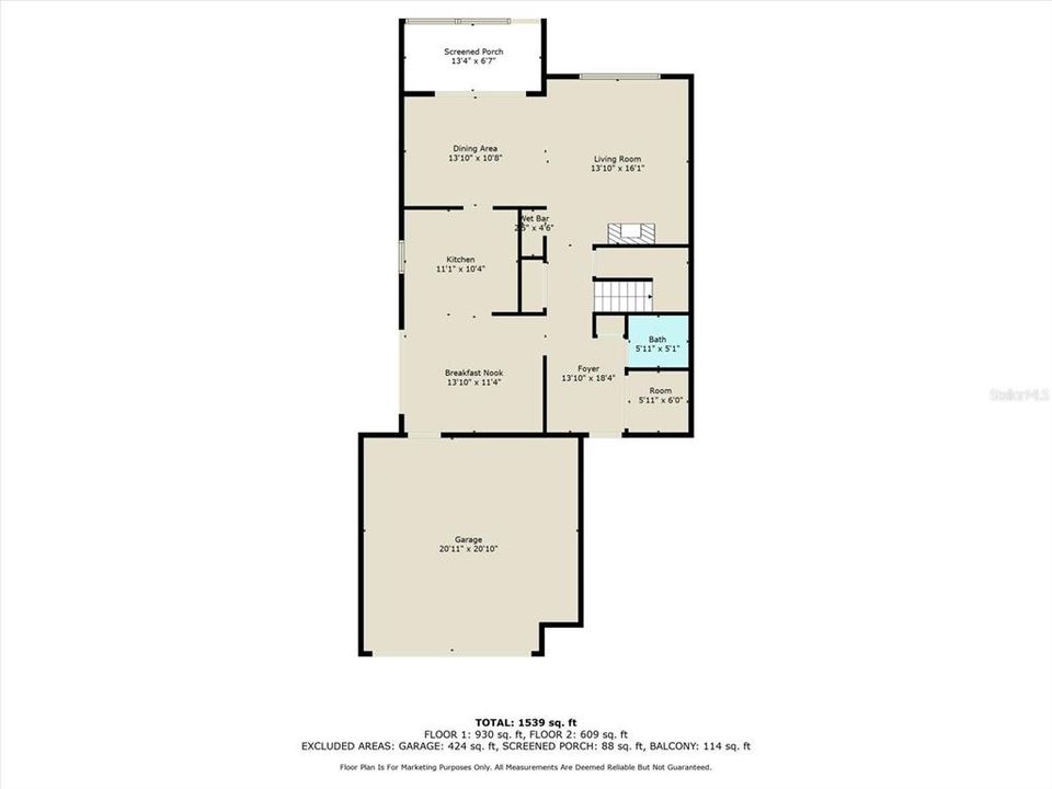 待售: $199,000 (2 贝兹, 2 浴室, 1819 平方英尺)