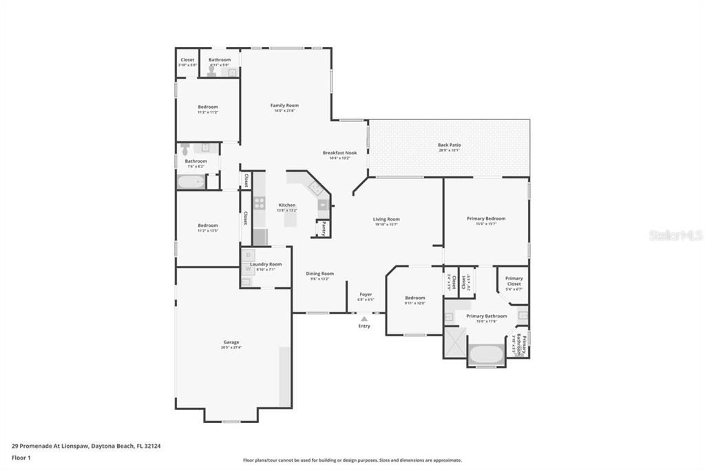 Activo con contrato: $529,000 (4 camas, 2 baños, 2412 Pies cuadrados)