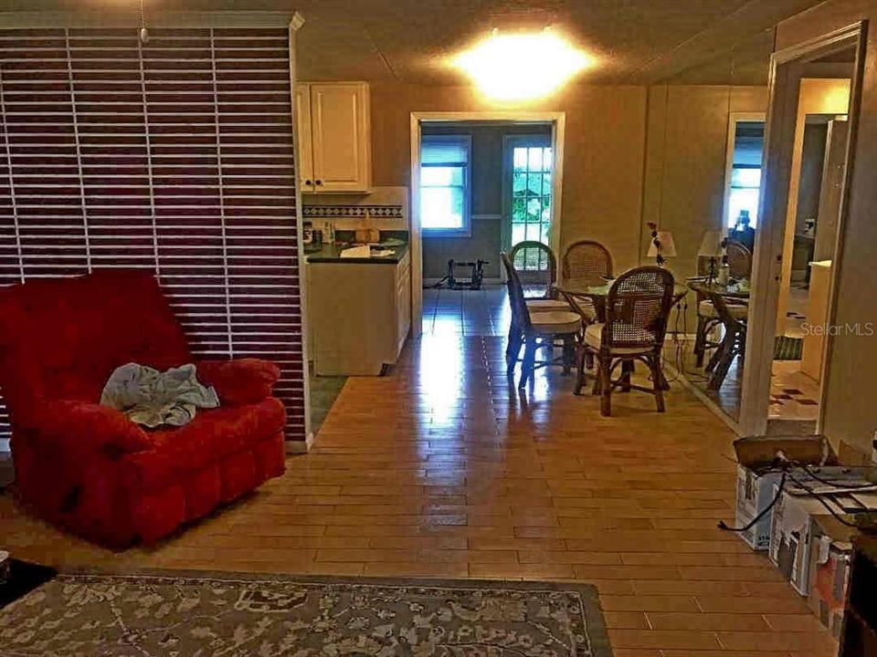 Dining area in 2 bed unit