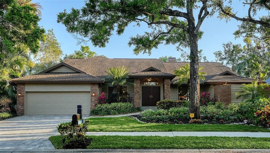 The stunning 3,387 sf custom-built Lee Wetherington residence