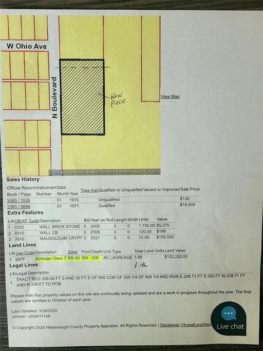 待售: $750,000 (1.46 acres)