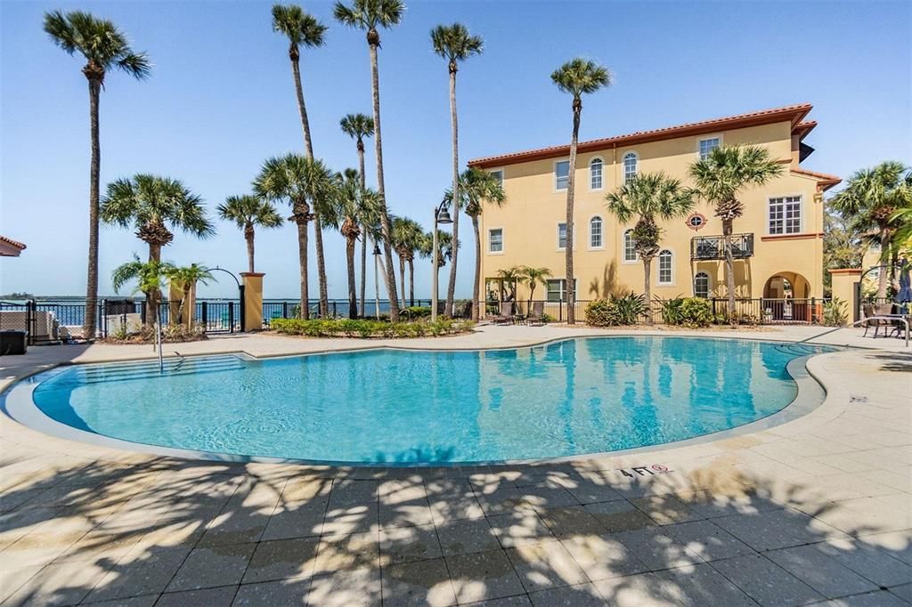 Pool overlooking St. Joseph Sound