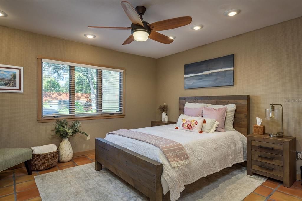 Downstairs guest room