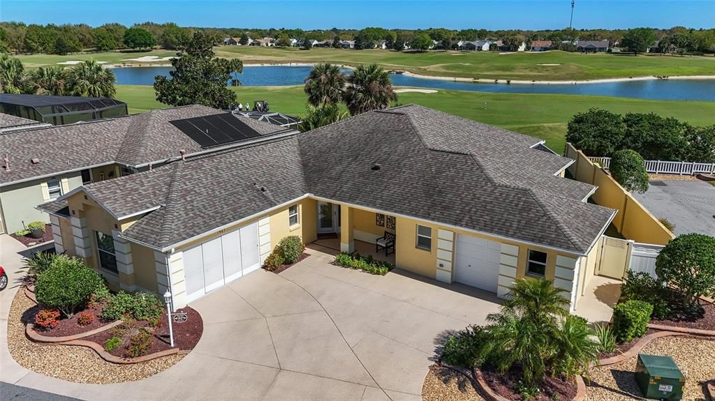 SPECTACULAR 3/2 BELMORE CABANA COURTYARD VILLA WITH OVER 2100SF OF LIVING SPACE, AN AMAZING GOLF COURSE AND WATER VIEW, AND AN ADDED GOLF CART+ GARAGE!