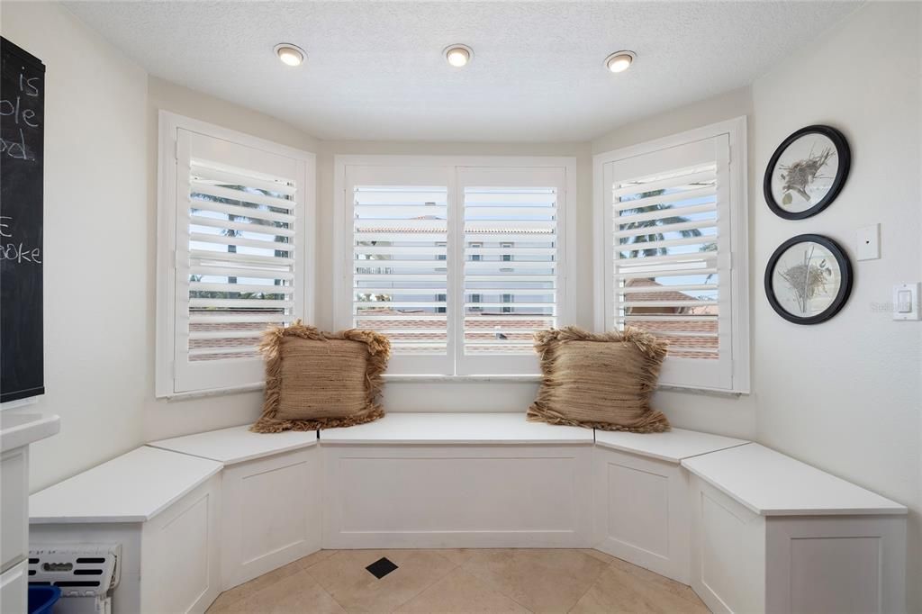 Nook in Kitchen with Bench Seating