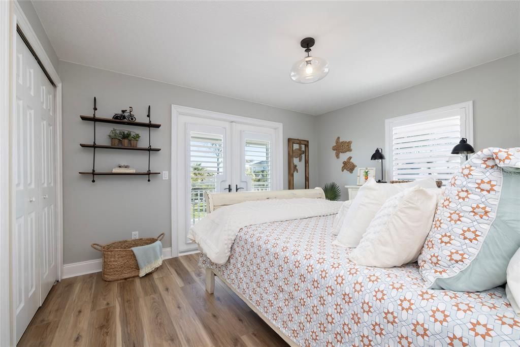 Second Bedroom with French Doors to Balcony