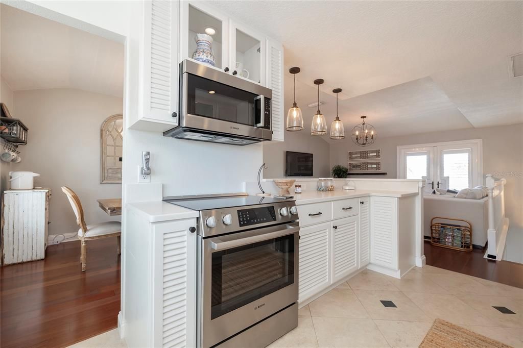 Upper-level, beautifully updated Kitchen