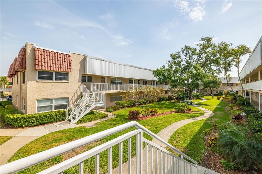 Unit 14 Elevation.  Corner Unit on 2nd Floor