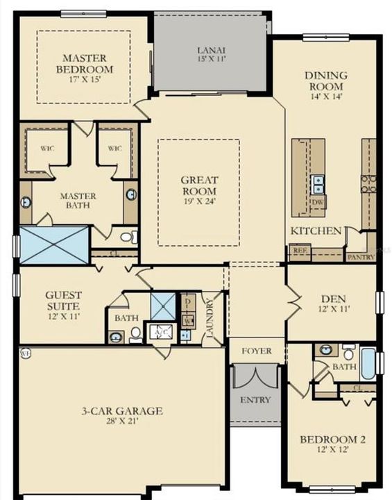 Active With Contract: $725,000 (3 beds, 3 baths, 2455 Square Feet)