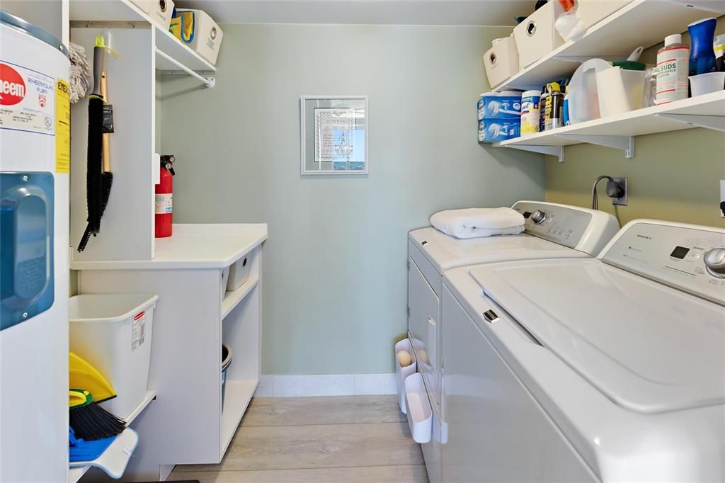 Laundry Room with Storage