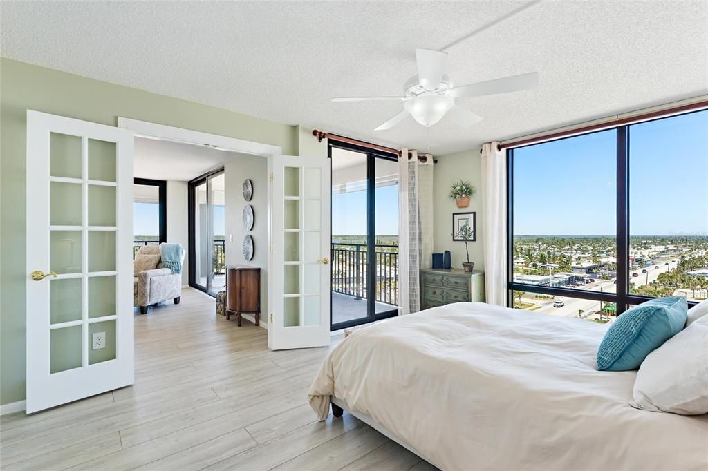 Bedroom 3 with French doors can also be an office