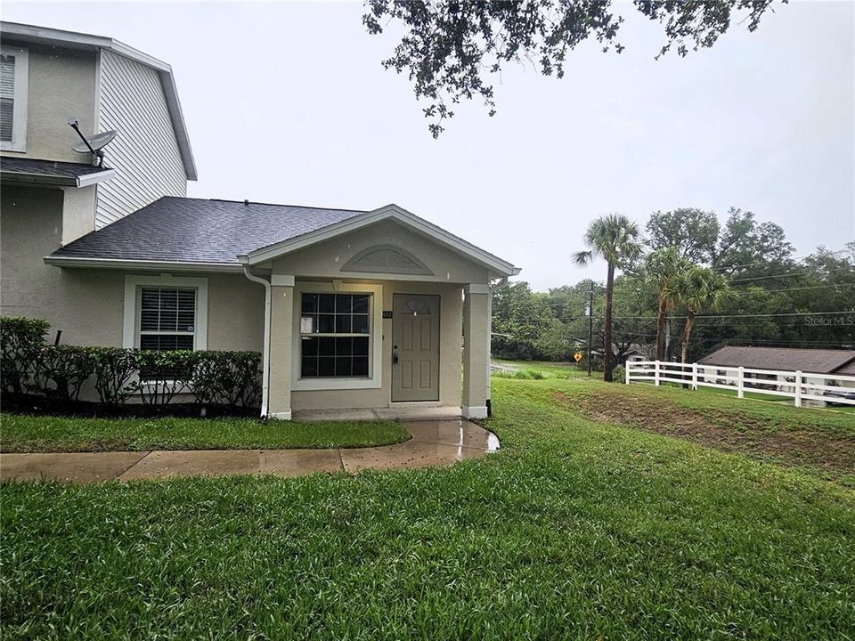 corner unit - 1 story condo