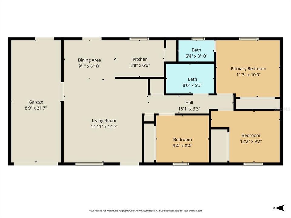 En Venta: $227,000 (3 camas, 1 baños, 1000 Pies cuadrados)