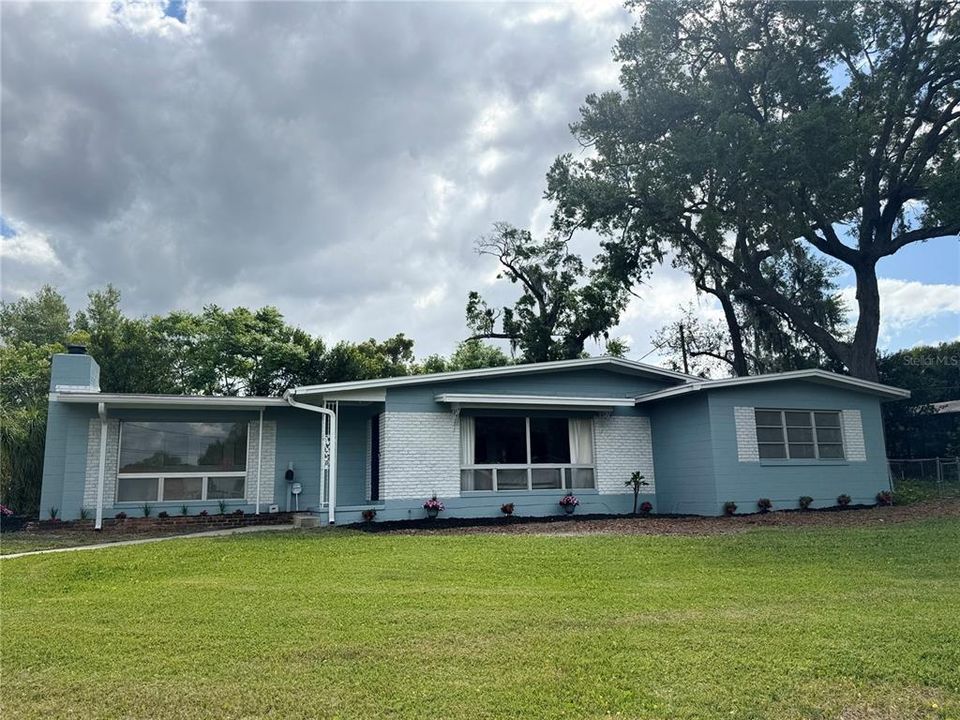 Two-Car Garage is Side Entry Freshly Painted exterior and interior, newer roof, fresh landscaping