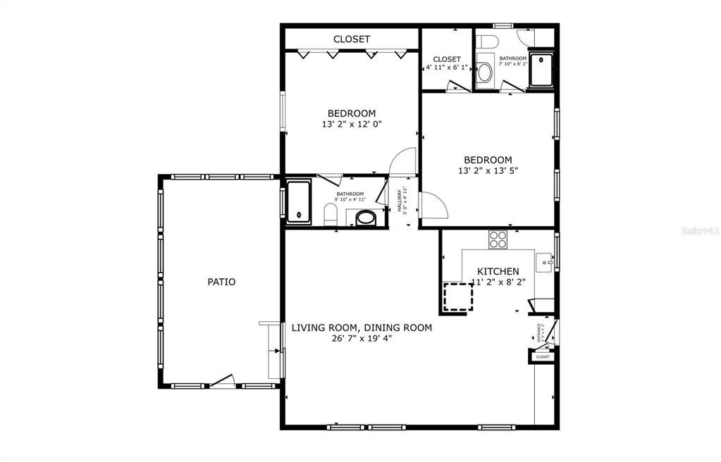 En Venta: $167,900 (2 camas, 2 baños, 1332 Pies cuadrados)