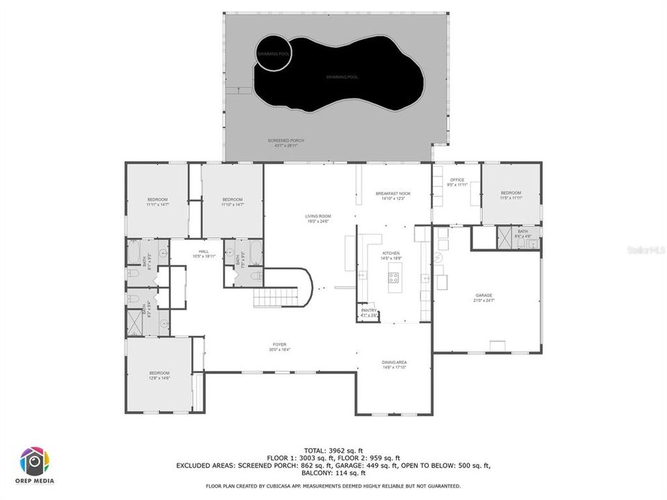 На продажу: $3,500,000 (5 спален, 5 ванн, 5472 Квадратных фут)