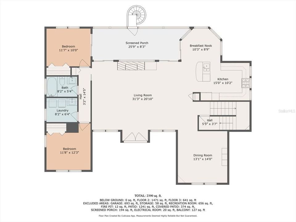 На продажу: $799,900 (3 спален, 2 ванн, 2390 Квадратных фут)