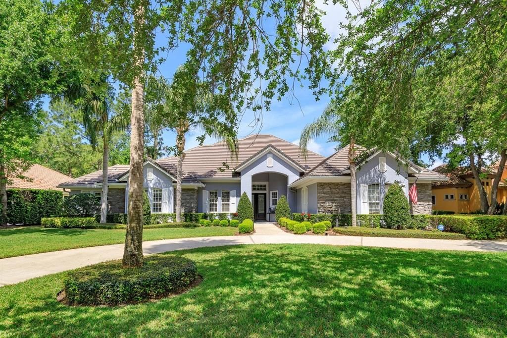 Beautifully upgraded custom single story waterfront home in Lake Forest
