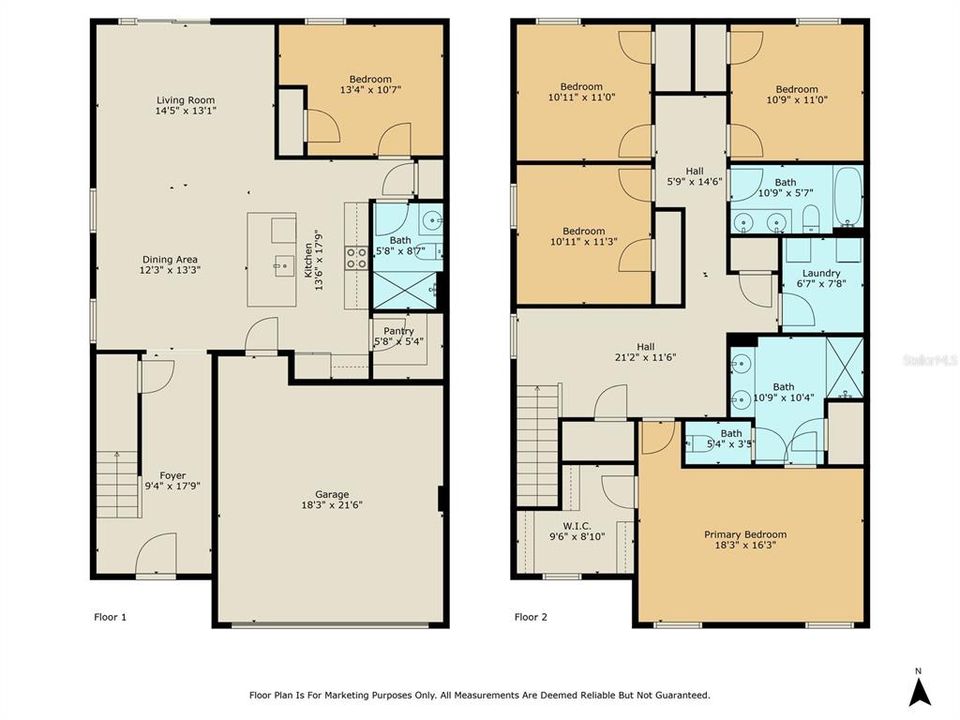 待售: $395,000 (5 贝兹, 3 浴室, 2447 平方英尺)