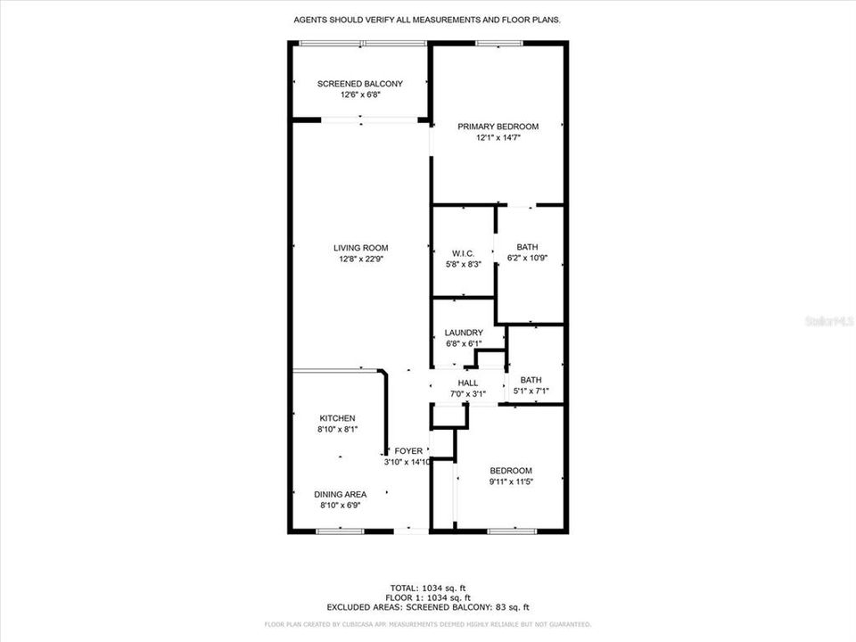 For Sale: $169,993 (2 beds, 2 baths, 1079 Square Feet)