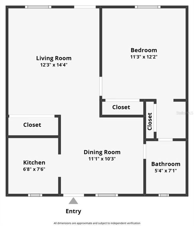 待售: $170,000 (1 贝兹, 1 浴室, 590 平方英尺)