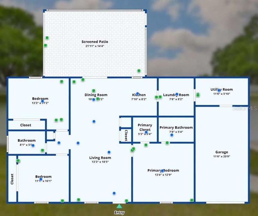 待售: $290,000 (3 贝兹, 2 浴室, 1276 平方英尺)