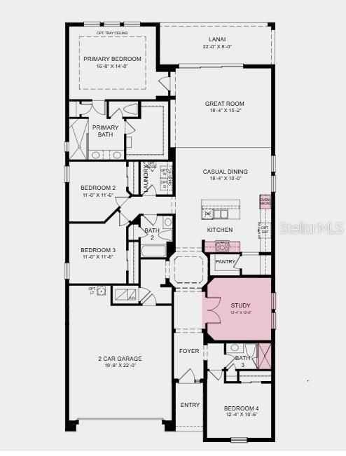 Под контрактом: $560,000 (4 спален, 3 ванн, 2394 Квадратных фут)