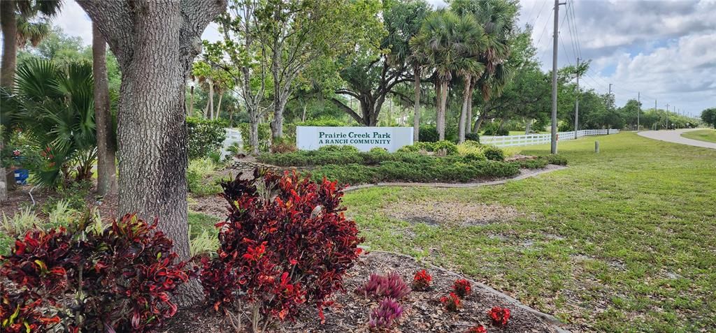 Entrance to Prairie Creek Park