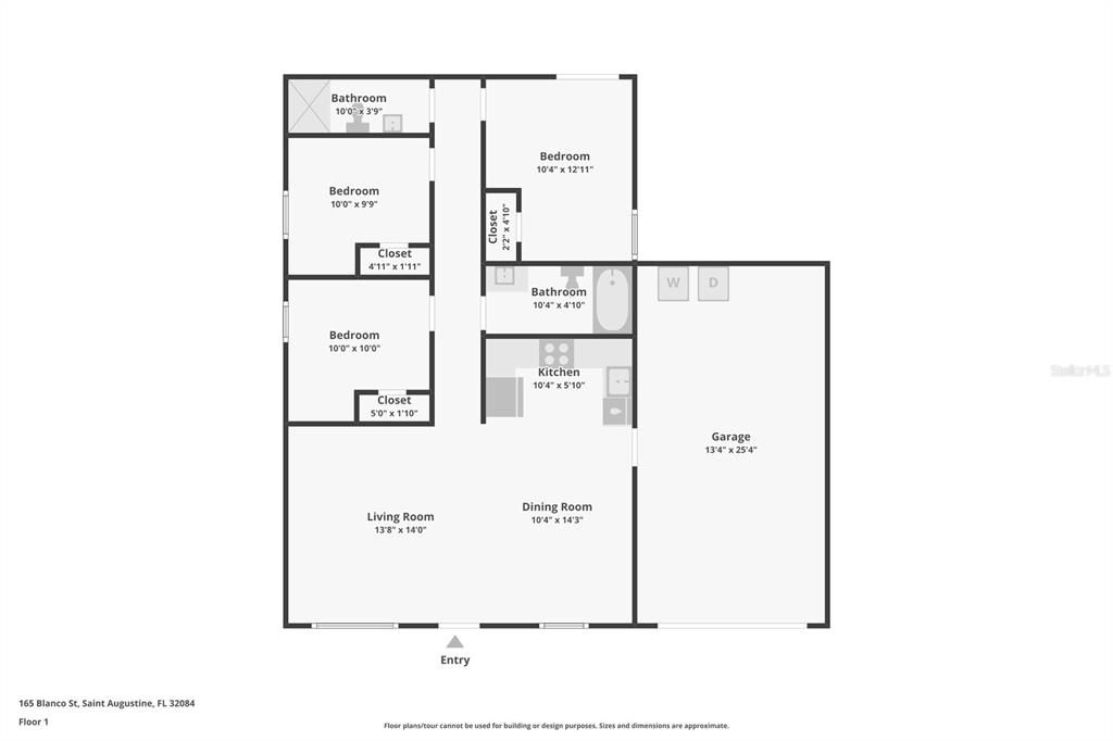 For Sale: $488,000 (3 beds, 2 baths, 1265 Square Feet)