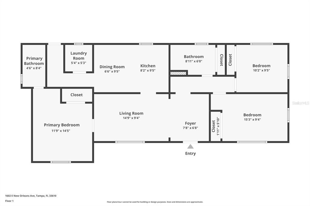 Active With Contract: $249,999 (3 beds, 2 baths, 1086 Square Feet)