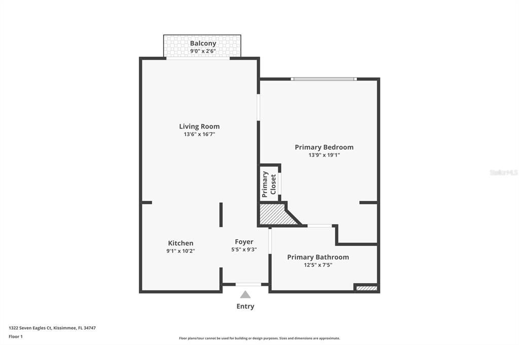 Active With Contract: $194,900 (1 beds, 1 baths, 823 Square Feet)