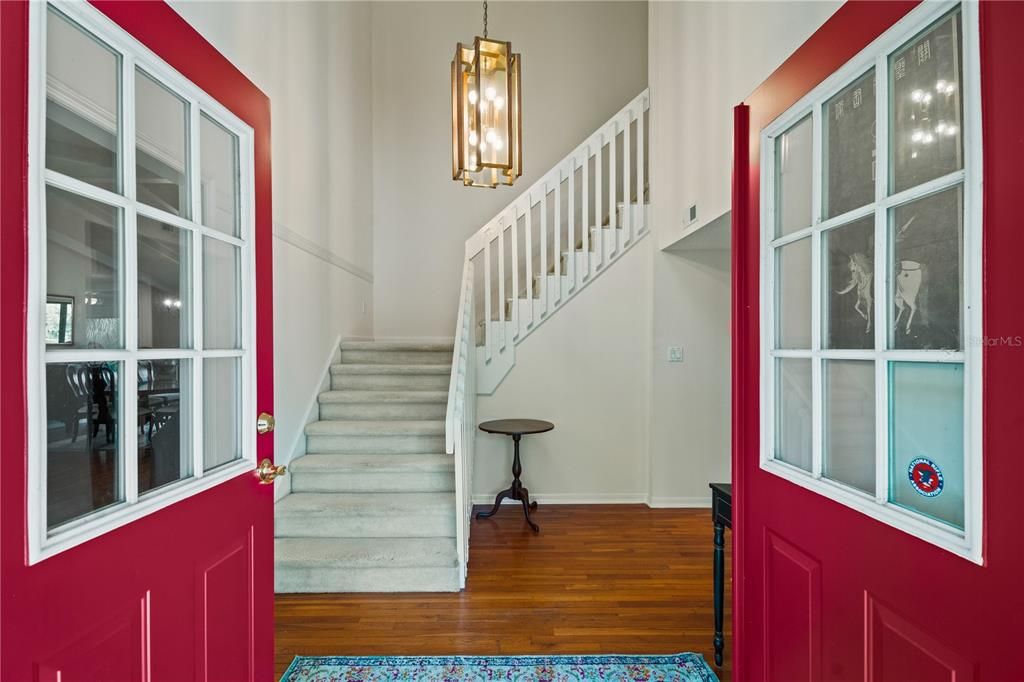 Grand entrance!