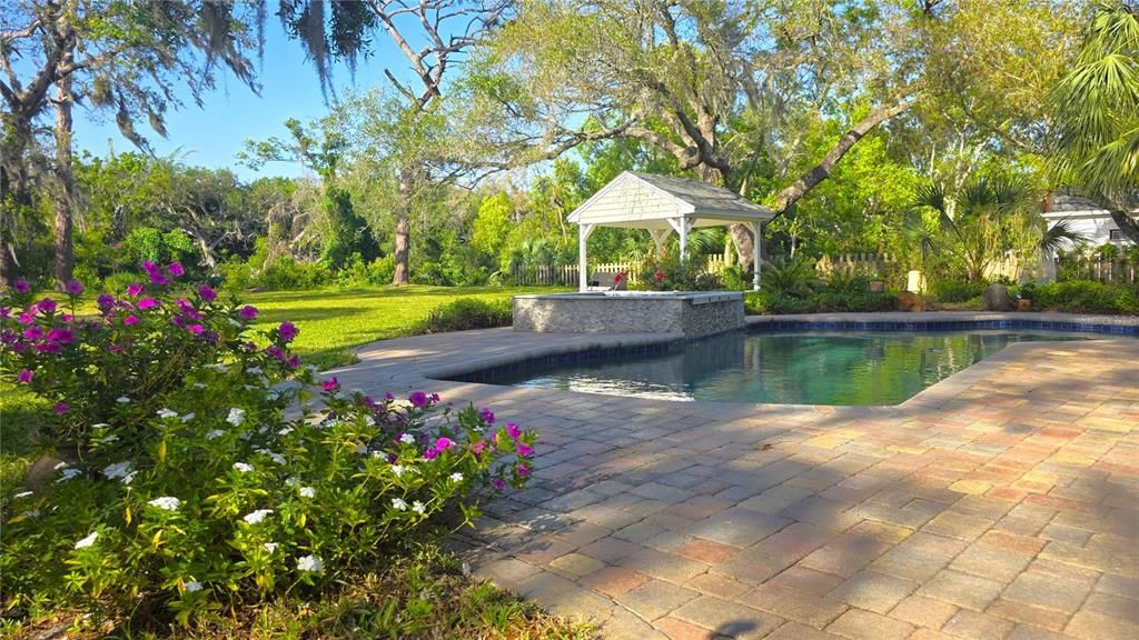 Pool & SPA, gazebo