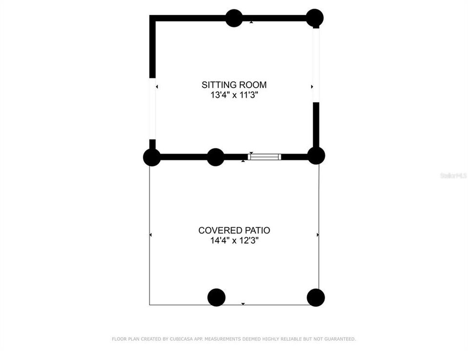 Floor Plan- Downstairs Inclosure